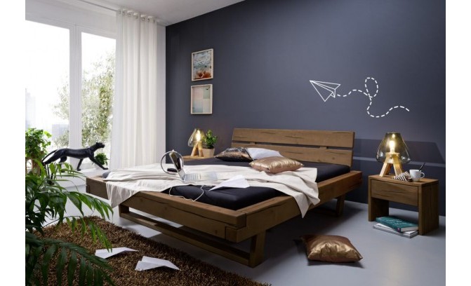 Тумба прикроватная из массива сосны (терра)